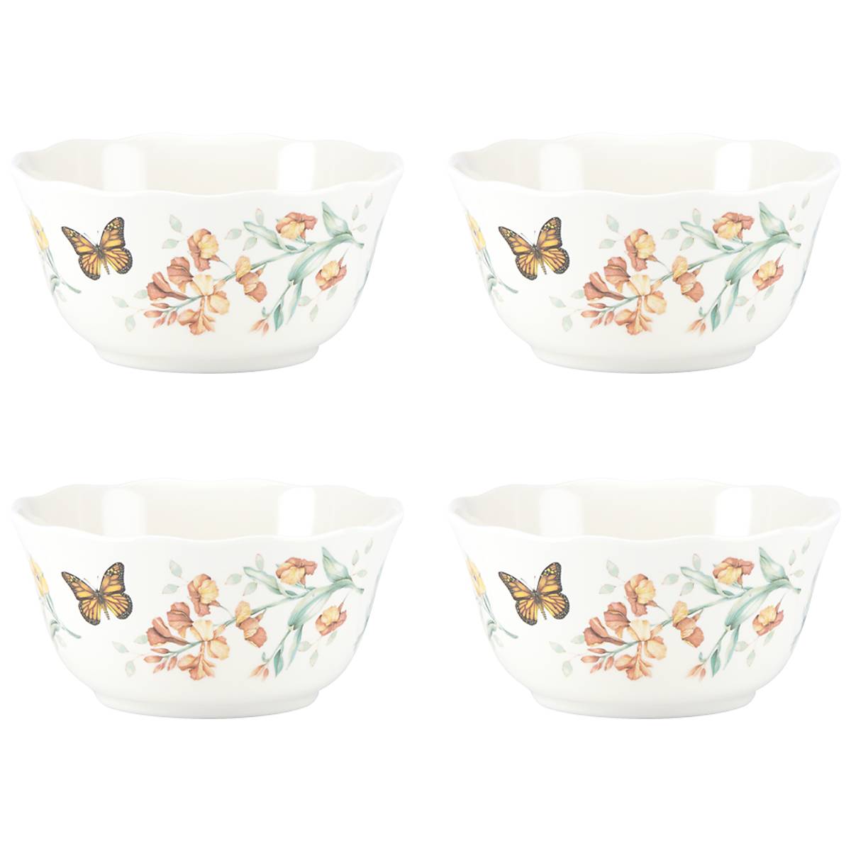 Melamine Scalloped All-Purpose Bowls, Set of 4 - Image 3