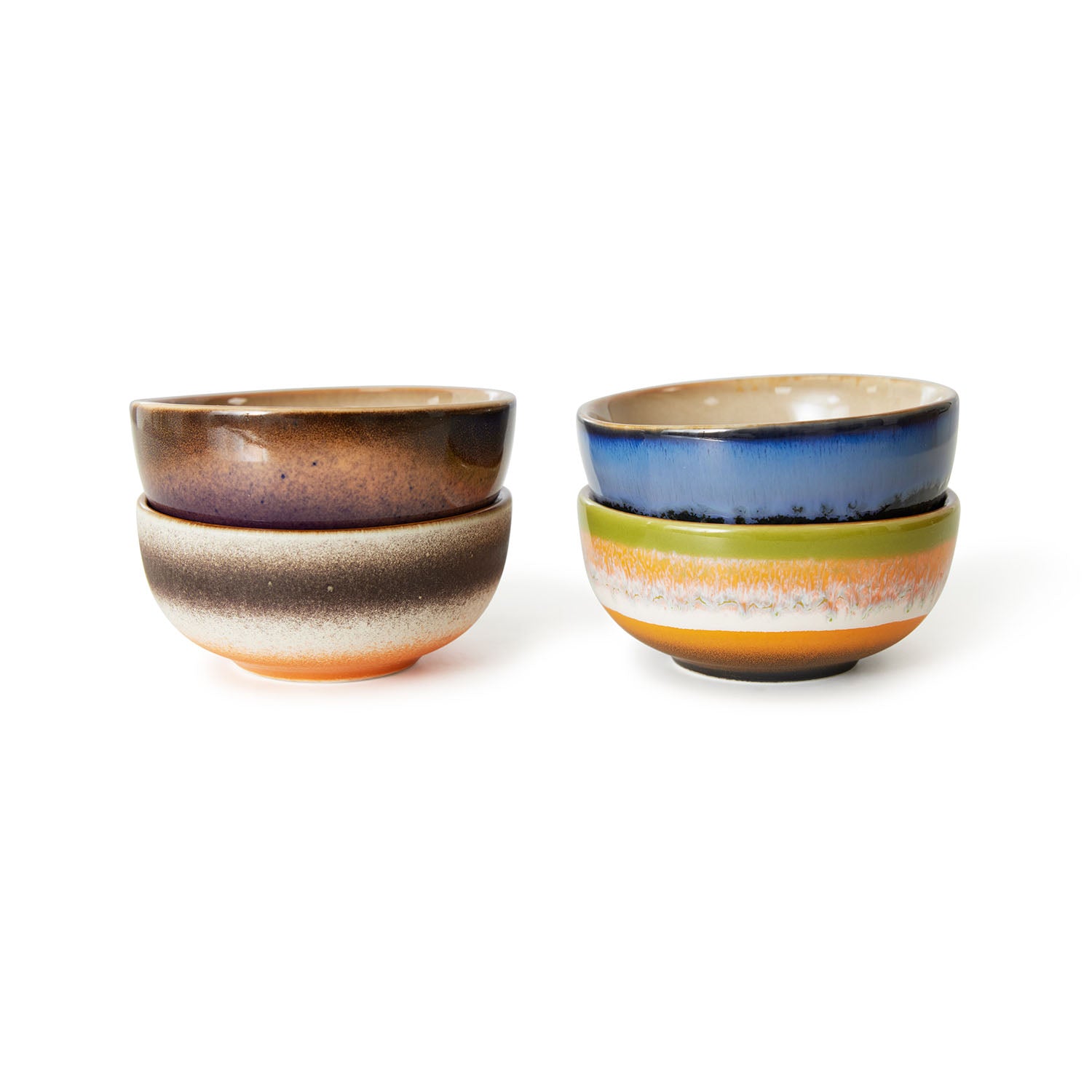 Mini Stoneware Bowls - Set of 4 - Image 2